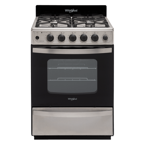 Cocina a gas Whirlpool 56 cm Inox