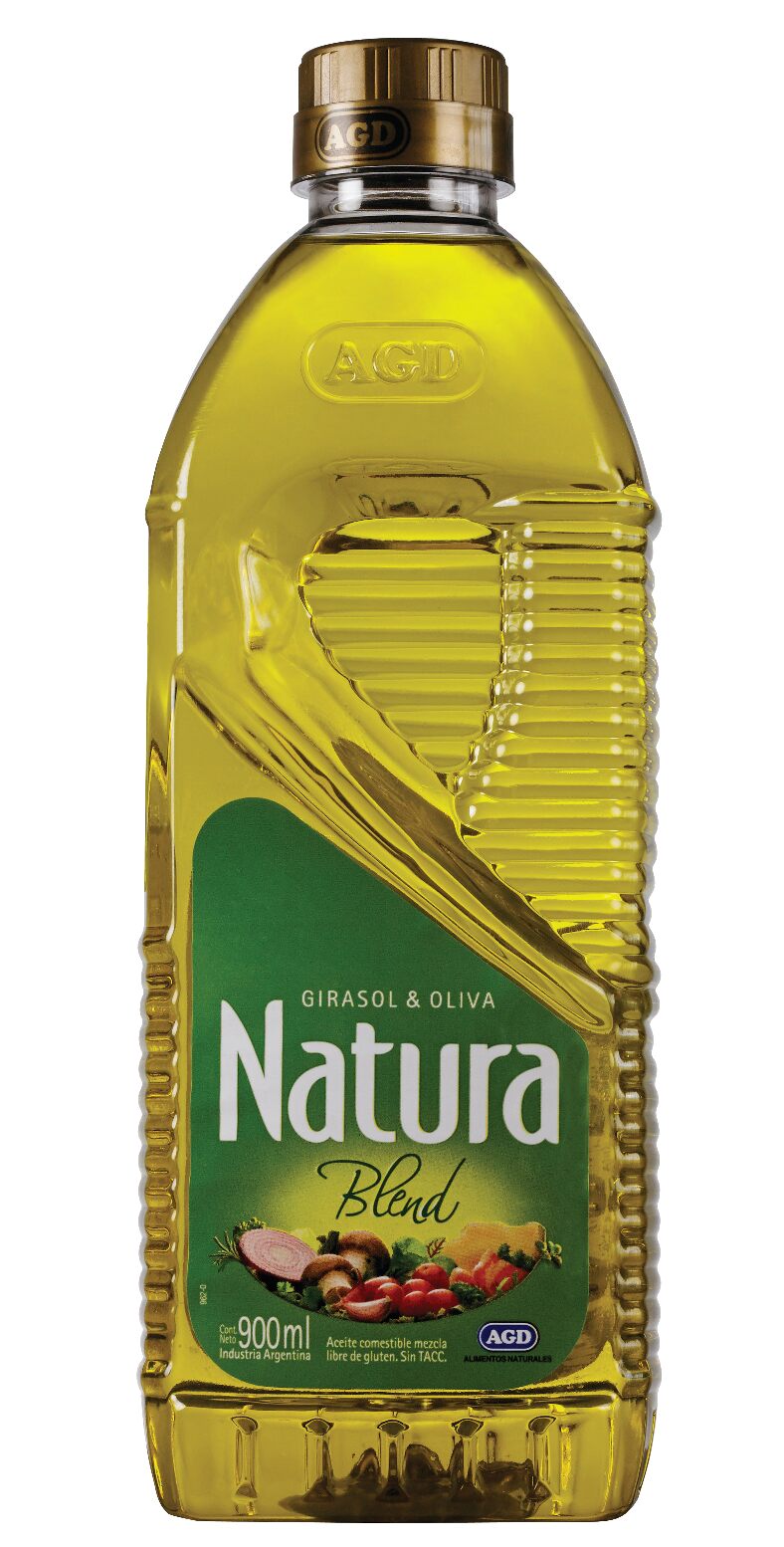 Aceite Mezcla Girasol Oliva Blend Natura 900 Ml.