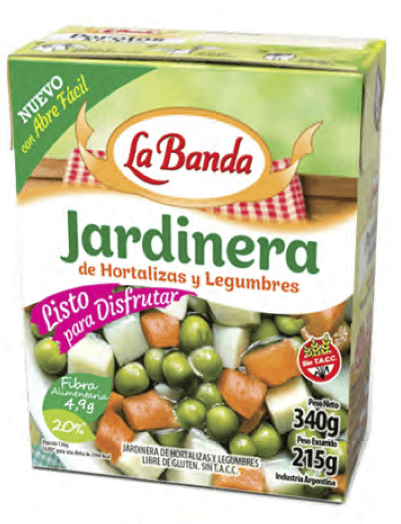 Jardinera La Banda Hortalizas Y Legumbres 350 Gr 1 V