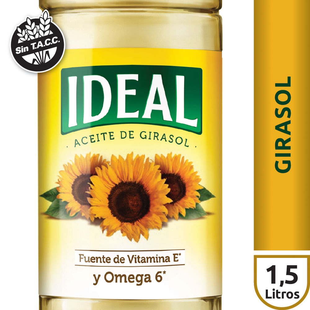 Aceite de Girasol Ideal 1,5 Lts.