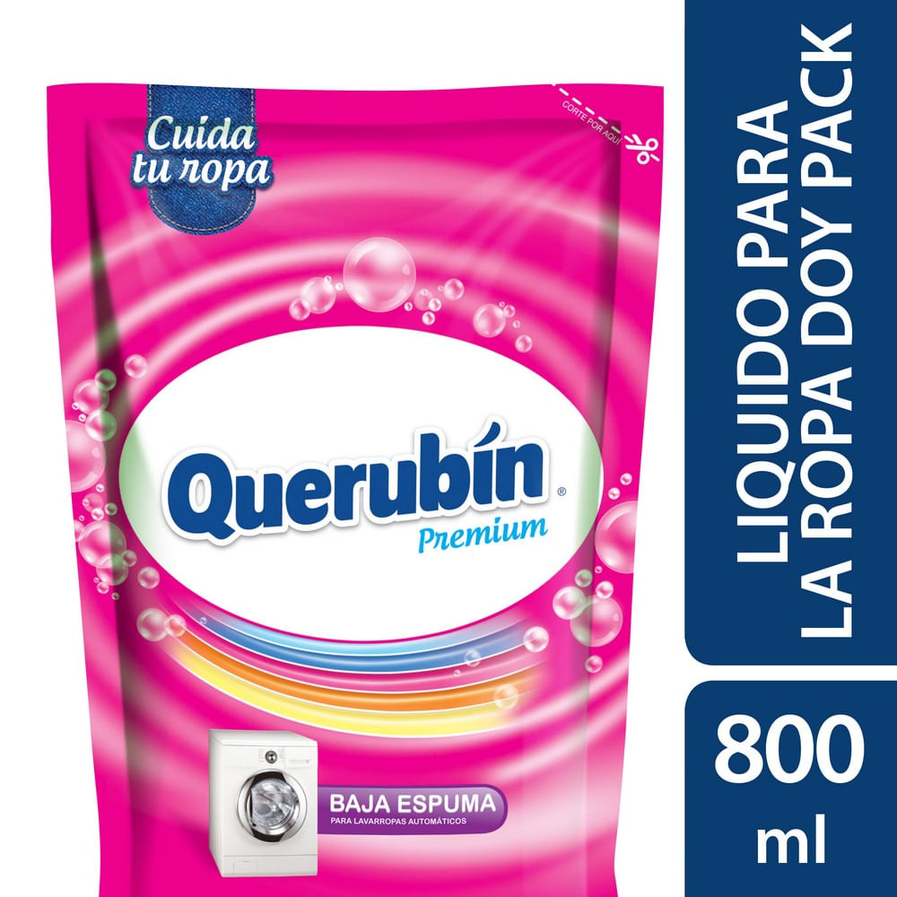 Jabón Líquido para ropa Querubín Doypack 800 Ml.