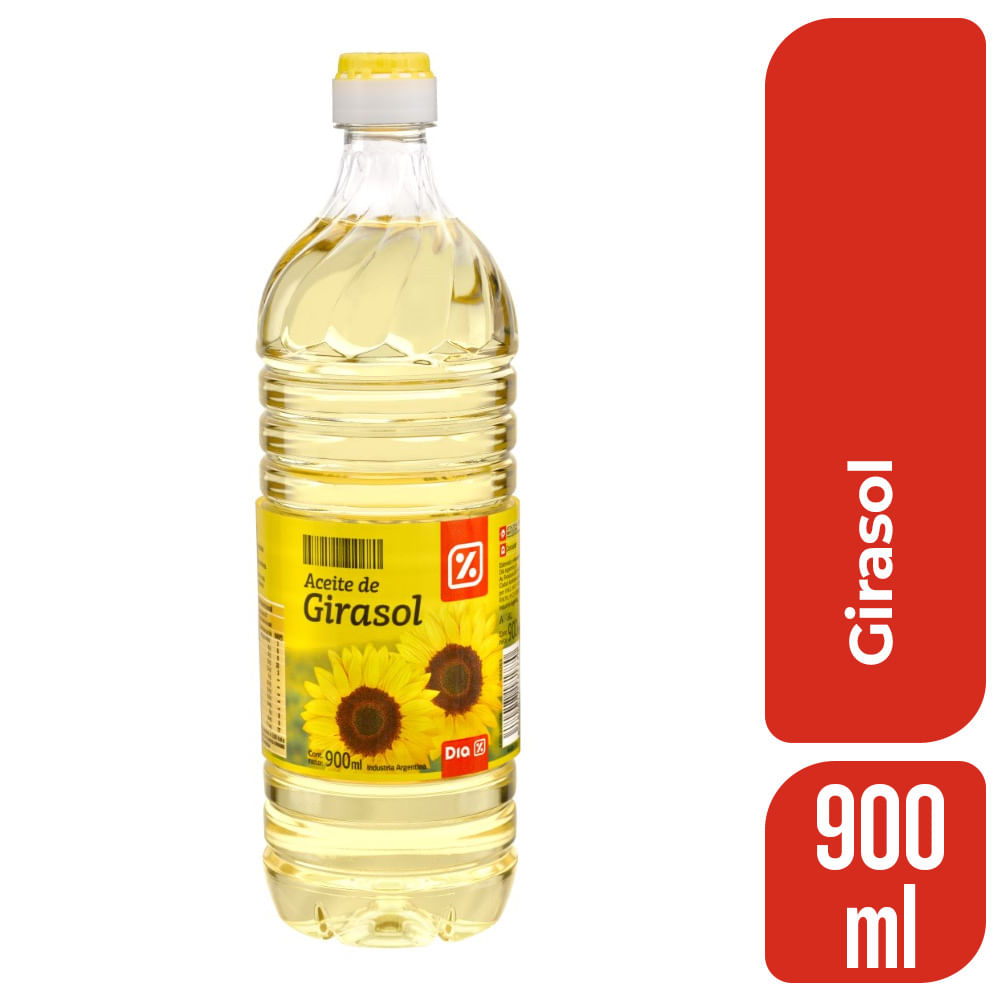 Aceite de Girasol DIA 900 Ml.