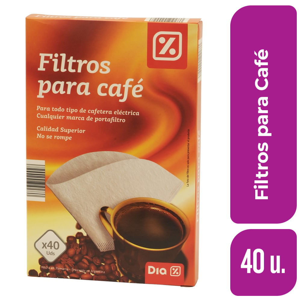 Filtros para Café DIA 40 Ud.