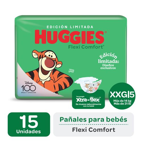 Pañales Flexi Comfort XXG5 Huggies 15 Ud.