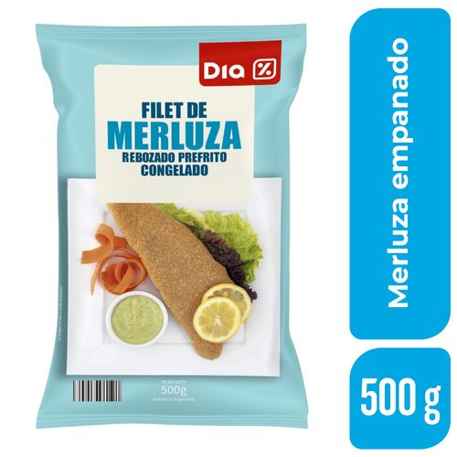 Filet de Merluza Empanado DIA 500 Gr.