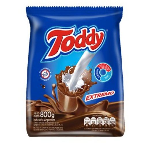 Cacao En Polvo Toddy 800 Gr