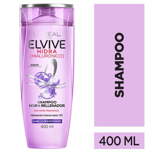 Shampoo Hidra Hialurónico Elvive 400 Ml.