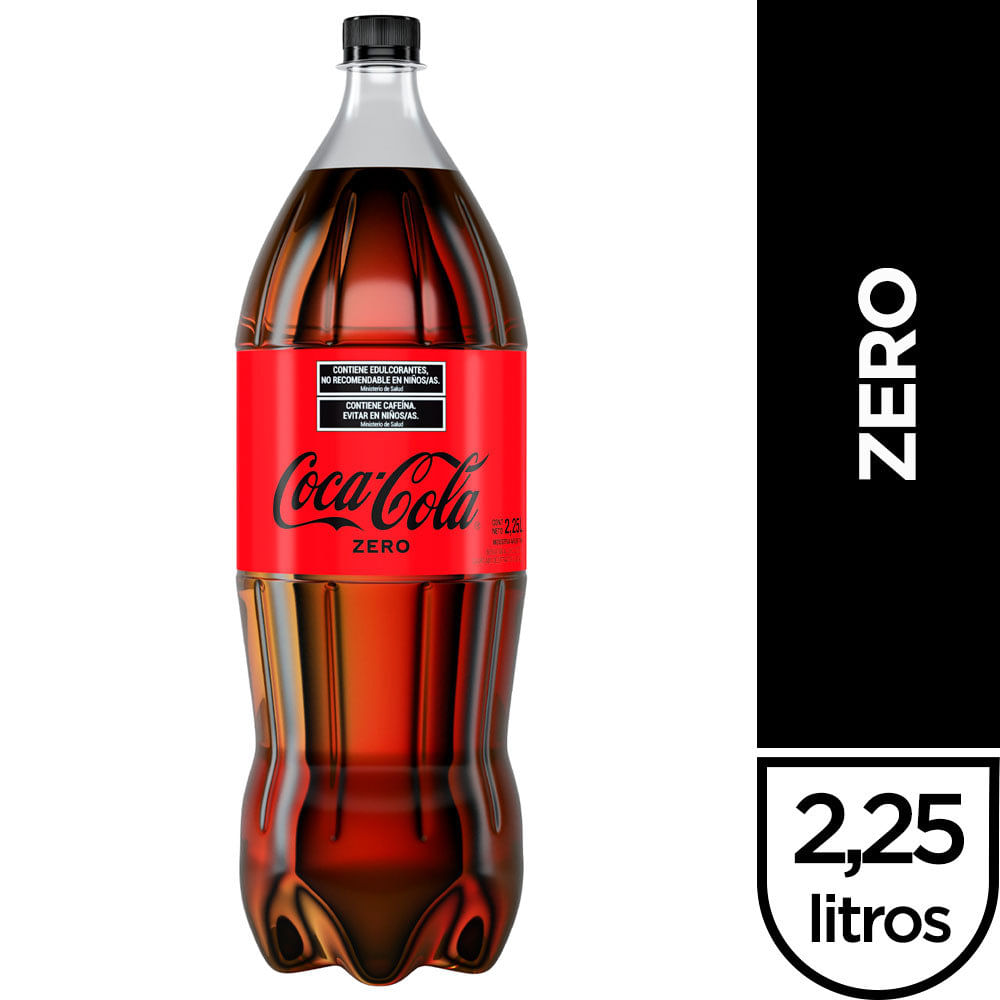 Gaseosa Coca-Cola Zero 2,25 Lt.