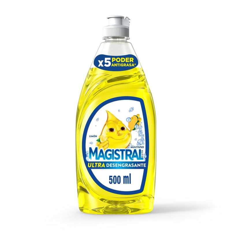 Detergente-Liquido-Lavavajillas-Magistral-Limon-Ultra-Desengrasante-500ml_2