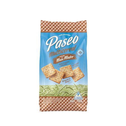 Galletitas Crackers Multicereal Paseo 300 Gr