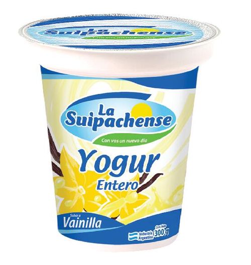 Yogur Entero Batido La Suipachense Vainilla 300 Gr.