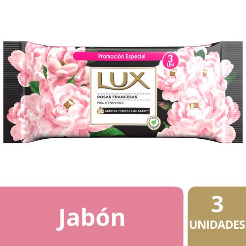 Jabón en Barra Lux Rosas Francesas 3x125 Gr.