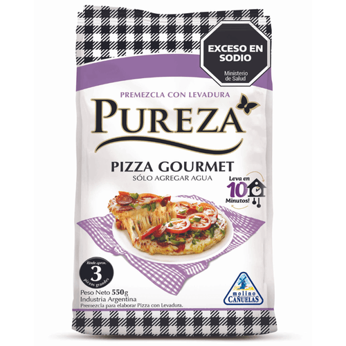Premezcla para Pizza Pureza Clásica 550 Gr.