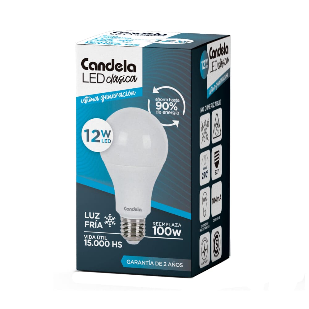 FOCO LED CANDELA 12W