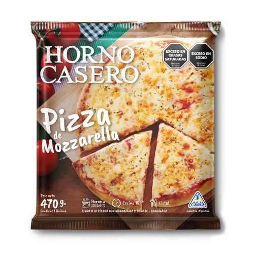 Pizza Mozza Horno Casero 470 Gr.