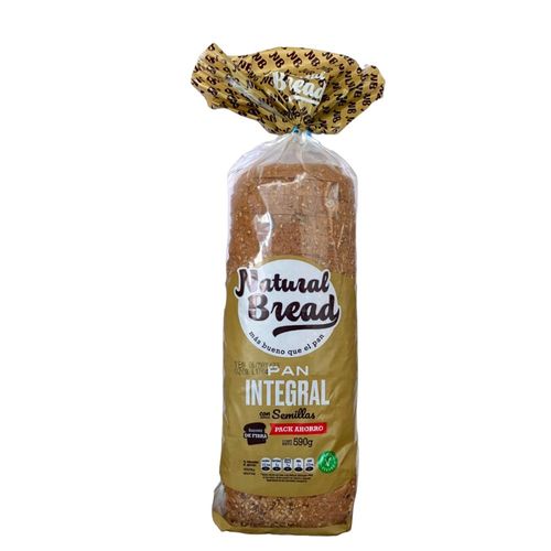 Pan Integral Semilla Natural Bread 590 Gr.