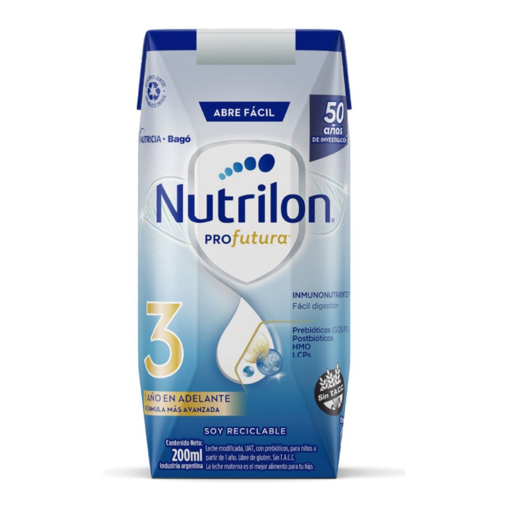 Formula Lactea Nidina 1 Listo para tomar 200 Ml.