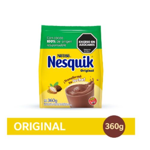 Original Cacao en Polvo Nesquik 360 Gr.