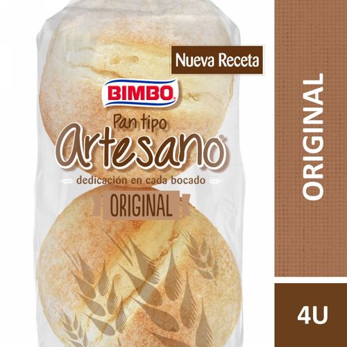 Pan Bimbo Artesano Integral 500 g 