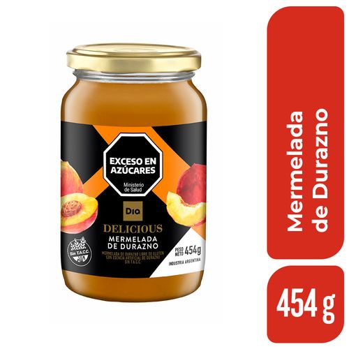 Mermelada de Durazno Delicious 454 Gr.