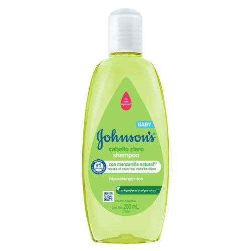 Shampoo Para Bebé Cabello Claro Johnson's X 200 Ml.