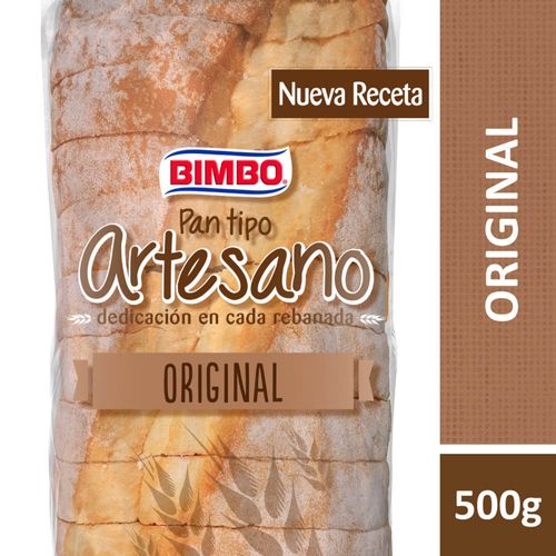 Pan Blanco Bimbo Artesano 500 Gr.