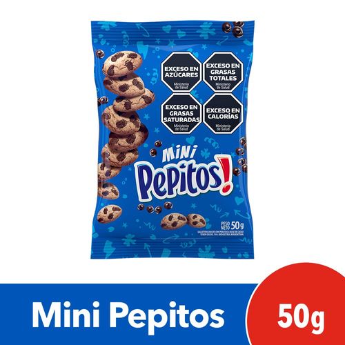 Galletitas Mini Pepitos con Chips de Chocolate 50 Gr.