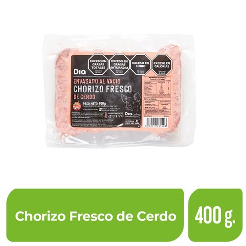 Chorizo Fresco Dia Cerdo 400 Gr.