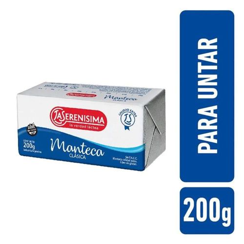Manteca La Serenísima 200 Gr.
