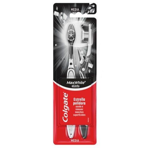 Cepillo White Carbon Colgate 2 Ud.