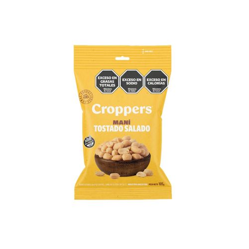 Mani Tostado Salado Croppers 105 Gr.