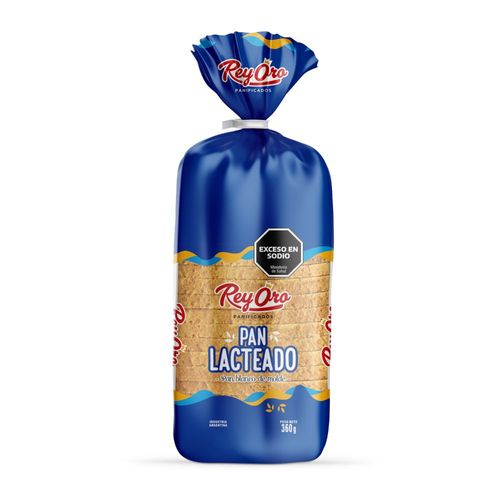 Pan Lacteado Blanco Rey Oro 360 Gr.