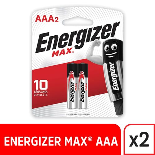 Pila Alcalina Energizer AAA 2 Un.