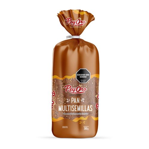 Pan Lactal Multisemilla Rey Oro 360 Gr.