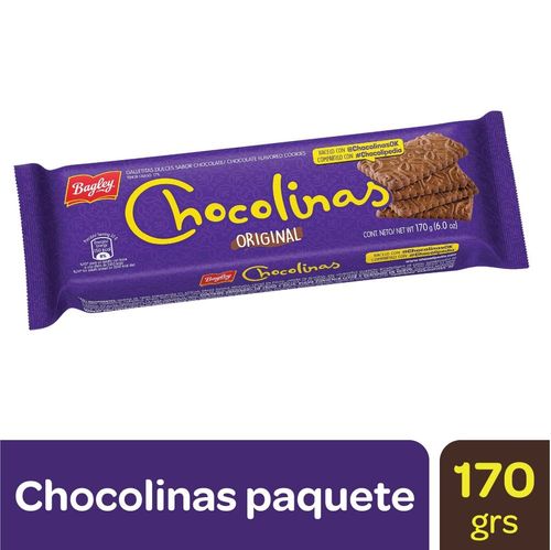 Galleta de Chocolate Chocolinas 170 Gr.