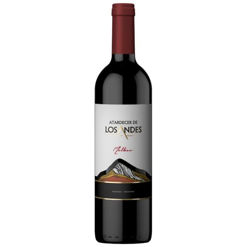 Vino Malbec Atardecer De Los Andes 750 Ml.