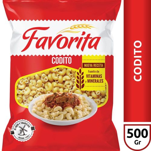 Fideos Codito Favorita 500 Gr.