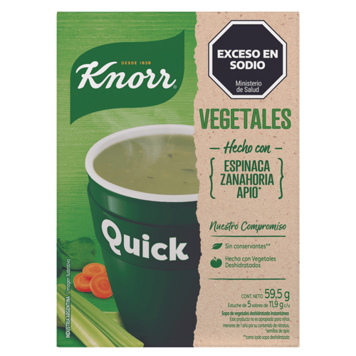 Sopa Knorr Quick Apio x 5 Sobres