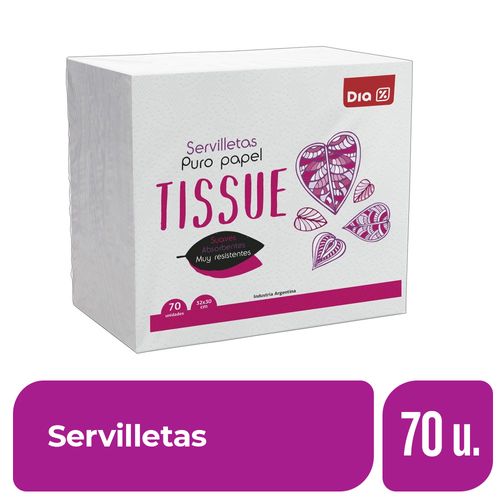 Servilletas DIA 70 Ud.