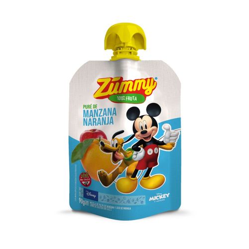 Jugo Pulpa De Manzana Y Naranja Zummy 90 Gr.