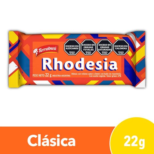 Oblea Rhodesia Clásica  22 Gr.