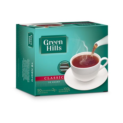 Té en saquitos Green Hills 50 Ud.