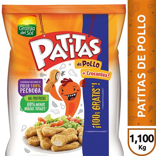 Patitas de Pollo Granja del Sol 1,1 Kg.