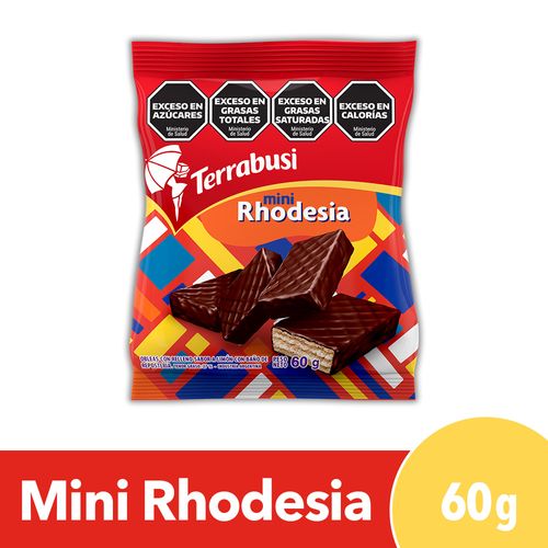 Mini Obleas Bañada En Chocolate Rodhesia 60gr