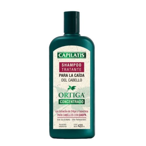 Shampoo Ortiga Anticaspa Capilatis 420 Ml.