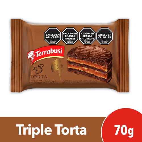 Alfajor Terrabusi Triple Torta 70 Gr.