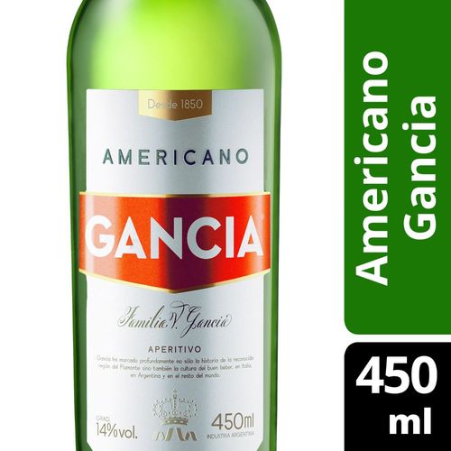 Aperitivo Americano Gancia 450 ml.