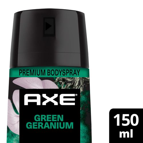 Desodorante en Aerosol Axe Green Geranium 150 ml.