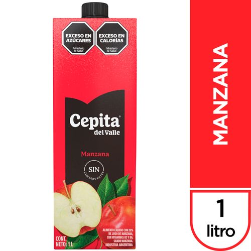 Jugo Cepita Del Valle Manzana 1 Lt.