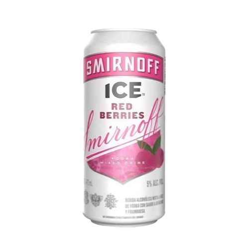 Vodka Red Barries Ice Smirnoff 473 Ml.